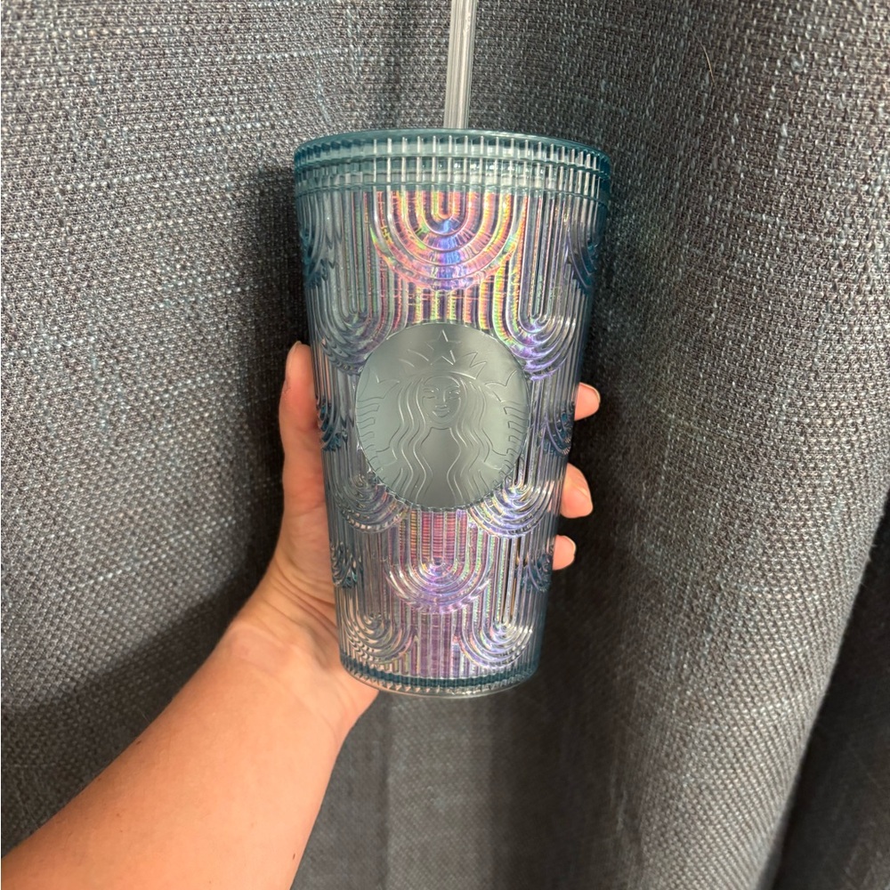 Starbucks Iridescent Blue and Purple Tumbler
